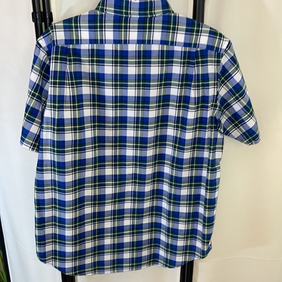 Cremieux Classics Cotton Short-Sleeve Button Down Blue Shirt Size Large NWT - Picture 5 of 15